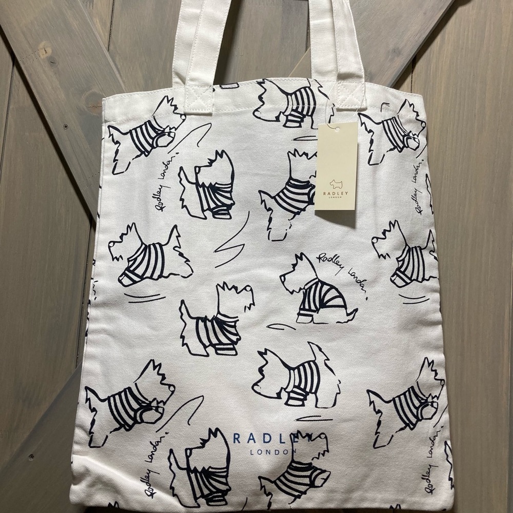 NWT Radley London canvas tote bag
